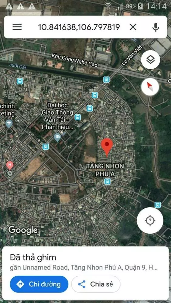 Bán lô Góc 1 sẹc đường Làng Tăng Phú, Quận 9. Gần khu Công Nghệ Cao