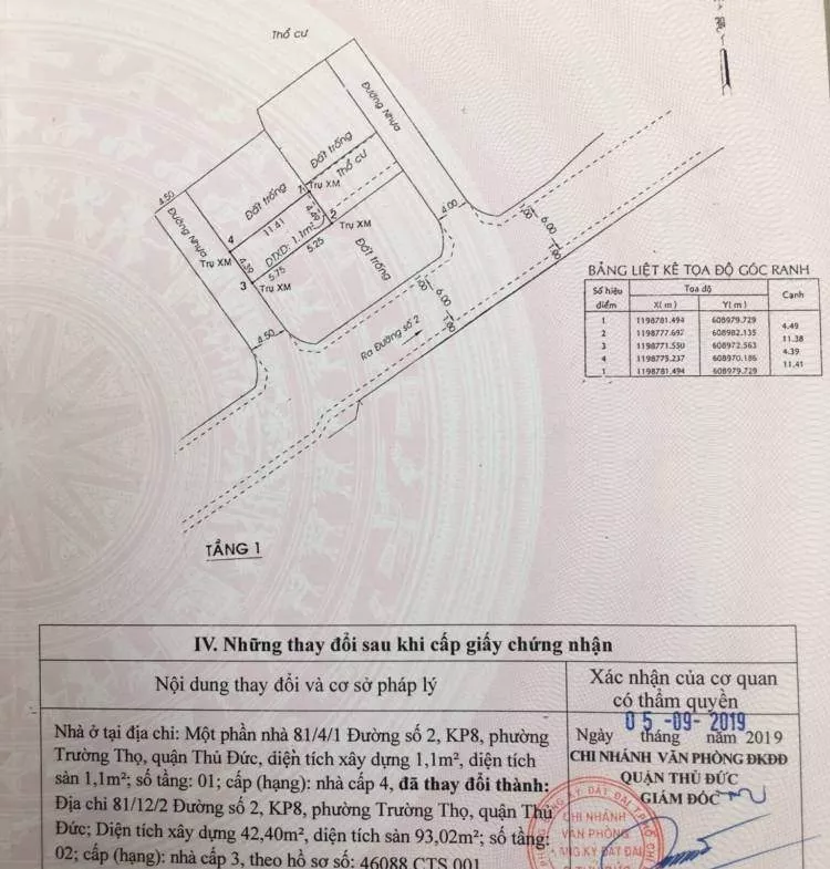 Bán Nhà đường Số 2 trong Khu dự án Thiên Niên Kỷ, Phường Trường Thọ ngay ngã ba Kha Vạn Cân