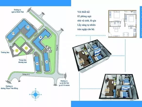 Cho thuê căn hộ Chương Dương Thủ Đức giá rẻ