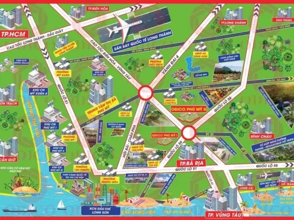 Tiềm năng đất nền TX Phú Mỹ- Bà Rịa