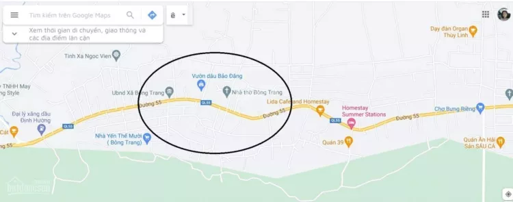 Bán nhanh đất xuyên mộc, Bà ria Vũng tàu, ngay Quốc Lộ 55, giá rẻ
