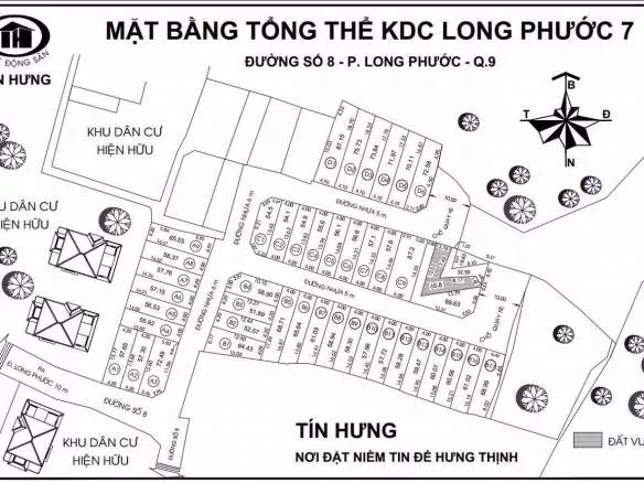 Bán đất nền dự án Tín Hưng Long Phước 7, quận 9