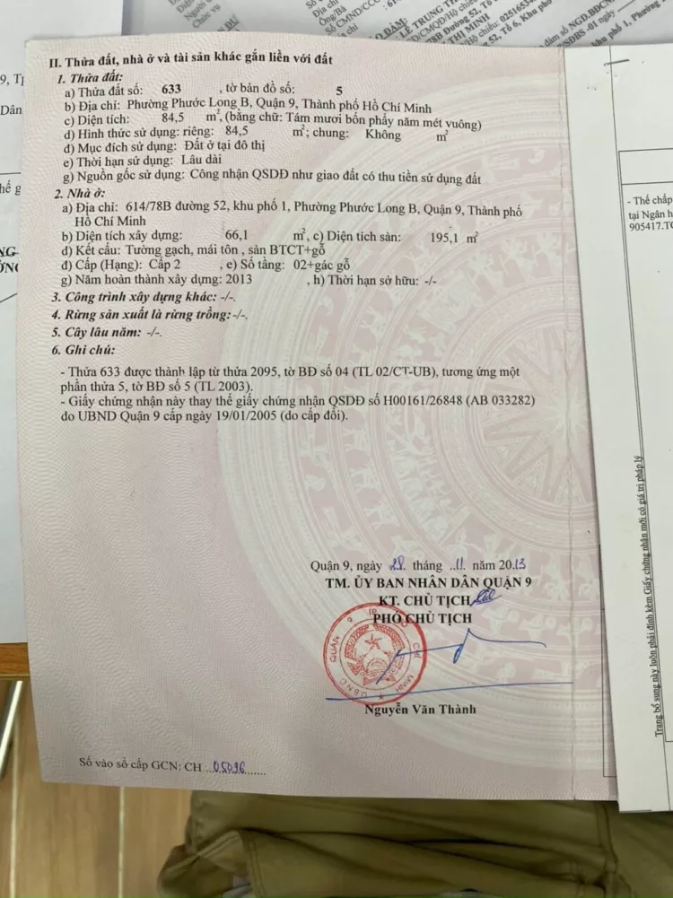 Bán đất tặng nhà đang có 10 phòng trọ cho thuê gần xlhn quận 9