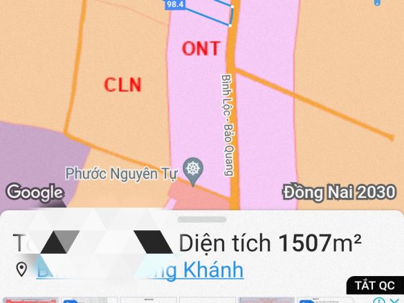 Bán nhanh vườn bưởi mặt tiền Bình Lộc- Bảo Quang Long Khánh giá rẻ