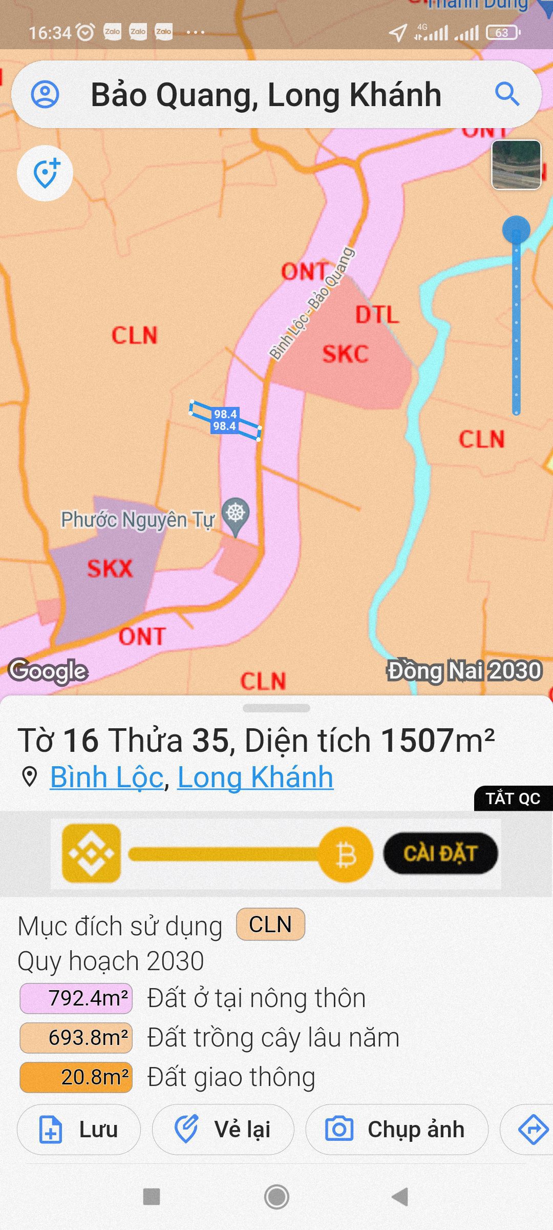 Bán nhanh vườn bưởi mặt tiền Bình Lộc- Bảo Quang Long Khánh giá rẻ