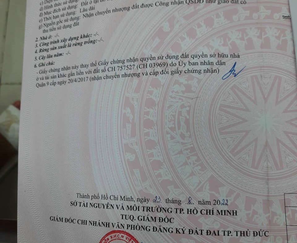 Cần bán lô đất đường 8 Long Phước quận 9 giá rẻ