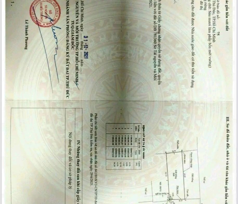 Bán đất đường số 3, trường thọ, thủ đức, hẻm xe hơi