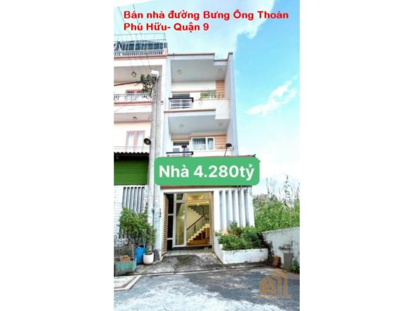 Bán gấp nhà đường Bưng Ông Thoàn quận 9
