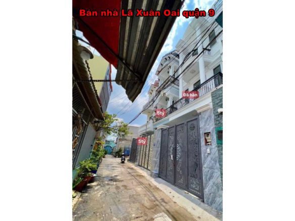 Bán nhà mới xây 1 trệt 2 lầu Lã Xuân Oai Quận 9