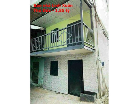 Bán nhà 1 trệt 1 lầu Linh Xuân, Thủ Đức giá chỉ 1,85 tỷ