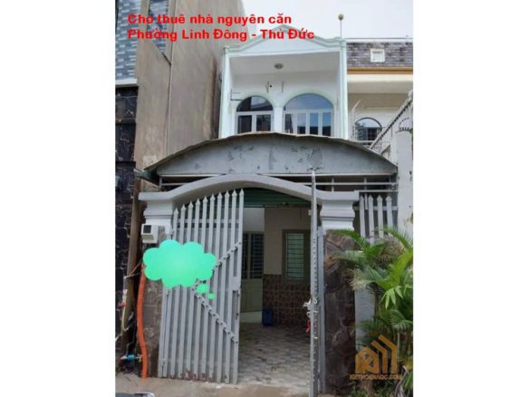 Cho thuê nhà nguyên căn hẻm xe hơi phường Linh Đông, Thủ Đức