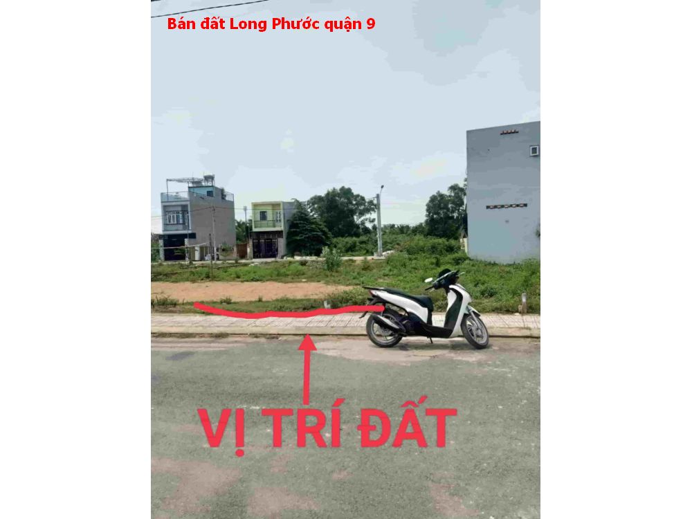 Bán đất ngay chợ Long Phước gần Vinhome Grand Park