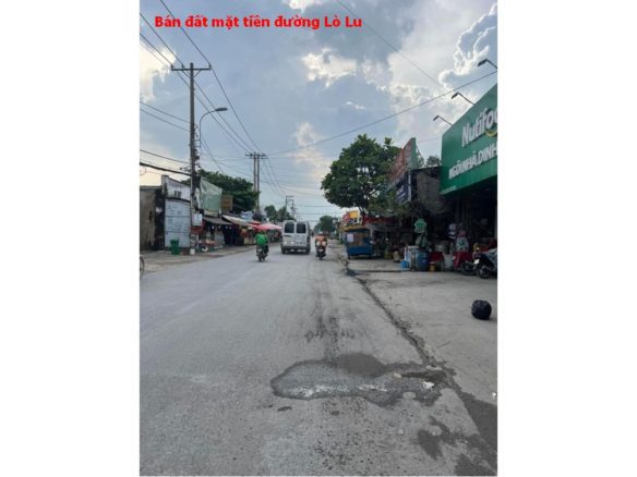 Bán đất mặt tiền đường Lò Lu- phường Trường Thạnh q9