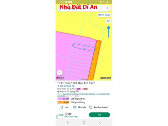 Nhà Đất Dĩ An- Bán gấp đất nền Tân Bình- Dĩ An-Bình Dương