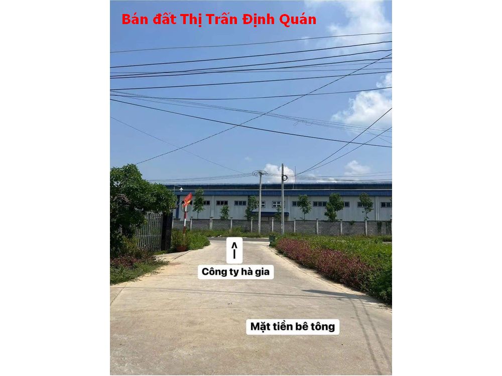 Bán đất thị Trấn Định Quán, ngay trung tâm Thị Trấn, Định Quán, gần khu công nghiệp