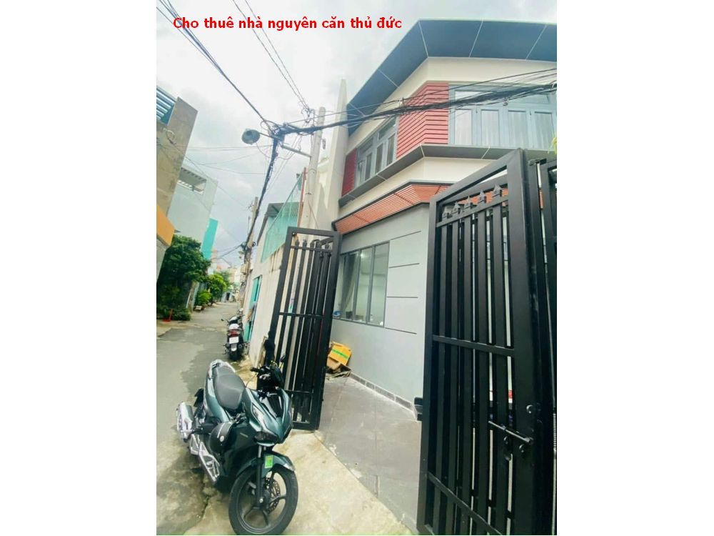 Cho thuê nhà nguyên căn Thủ Đức,