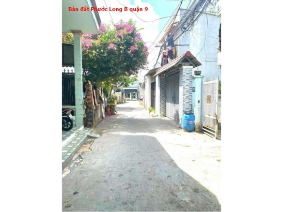 Bán đất đường 8 Phước Long B quận 9 giá rẻ