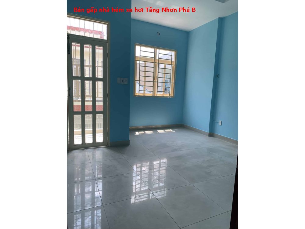 Bán gấp nhà đường xe hơi Phường Tăng Nhơn Phú B, hạ 300tr bán nhanh trước tết