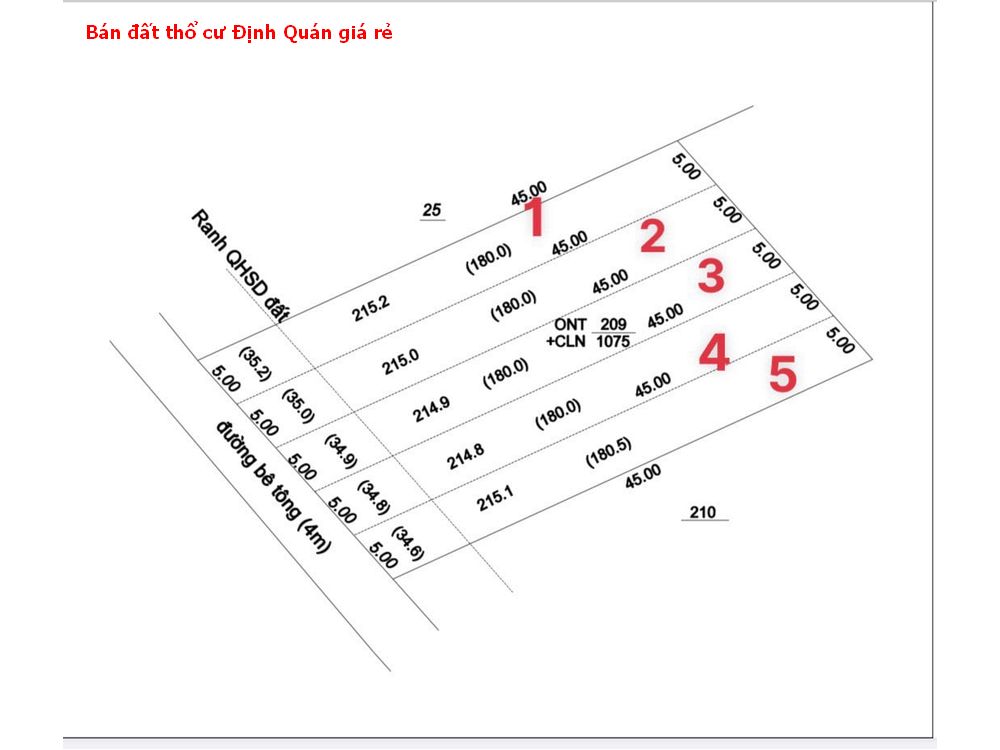 Bán đất thổ cư xã La ngà Định Quán Đồng Nai, chỉ 550tr/ lô