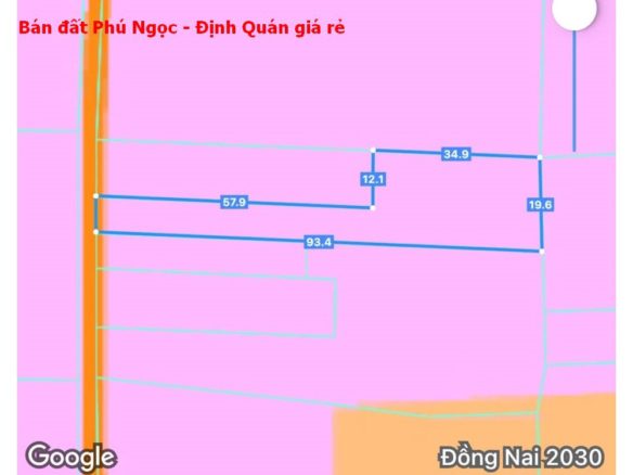 Bán đất vườn Phú Ngọc Định Quán, đất phủ hồng cách quốc lộ chỉ 200m