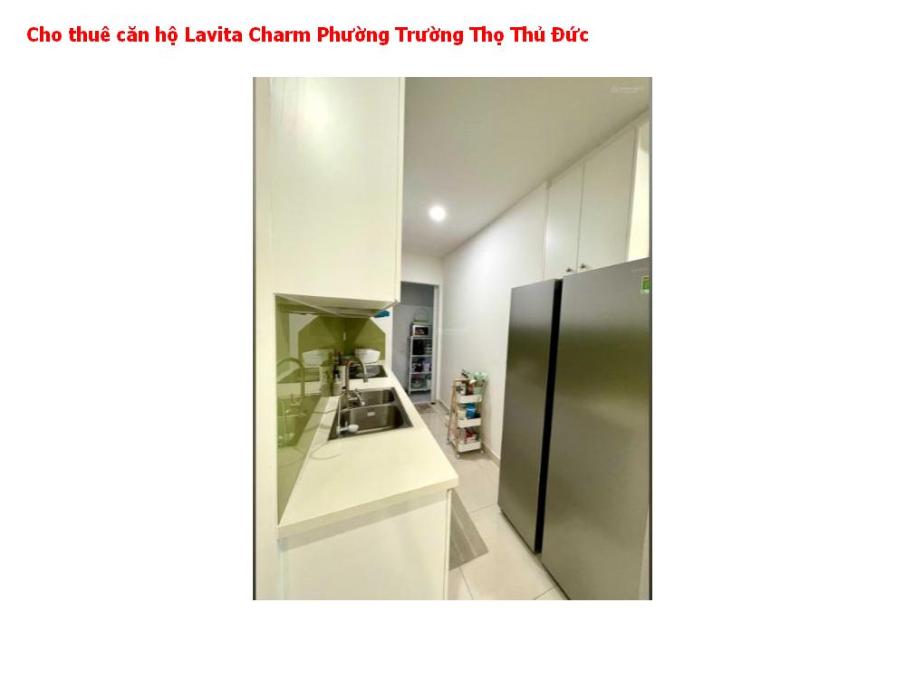 Cho thuê căn hộ Lavita Charm Phường Trường Thọ Thủ Đức