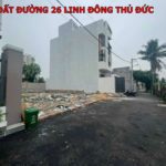 Bán đất đường 26 Linh Đông Thủ Đức giá rẻ