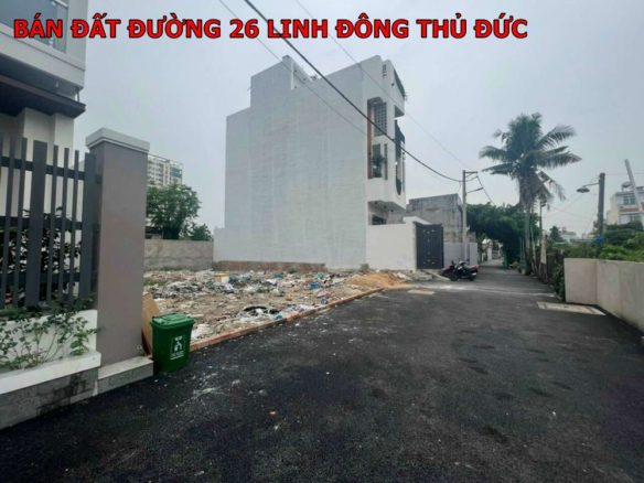 Bán đất đường 26 Linh Đông Thủ Đức giá rẻ