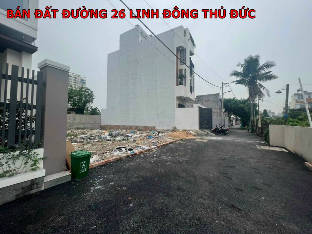Bán đất đường 26 Linh Đông Thủ Đức giá rẻ