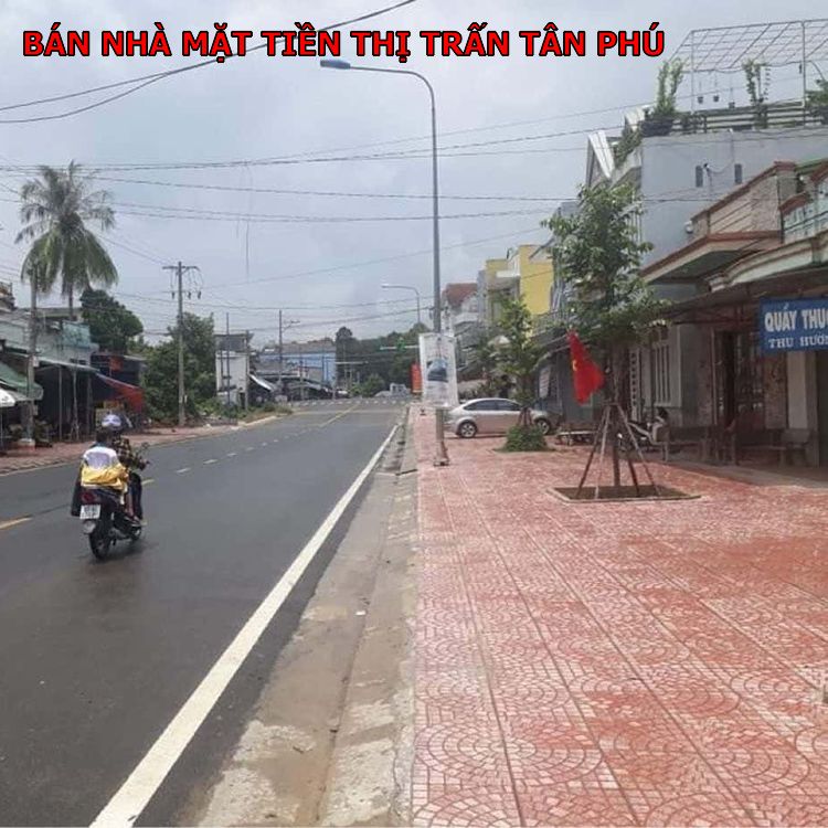 Bán nhà mặt tiền đường Nguyễn Tất Thanh, thị trấn Tân Phú, Đồng Nai