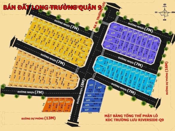 Bán đất dự án Trường Lưu Riverside phường Long Trường quận 9