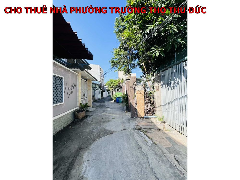 Cho thuê nhà Phường Trường Thọ Thủ Đức, hẻm xe tải