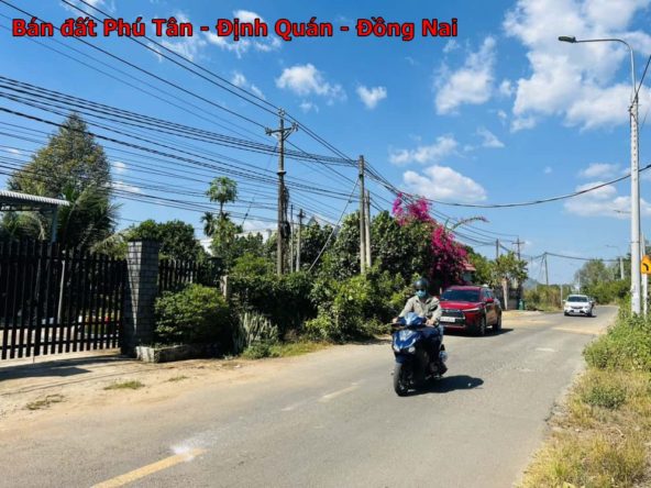 Bán lô đất mặt tiền nhựa Phú Tân, Định Quán Đồng Nai giá rẻ