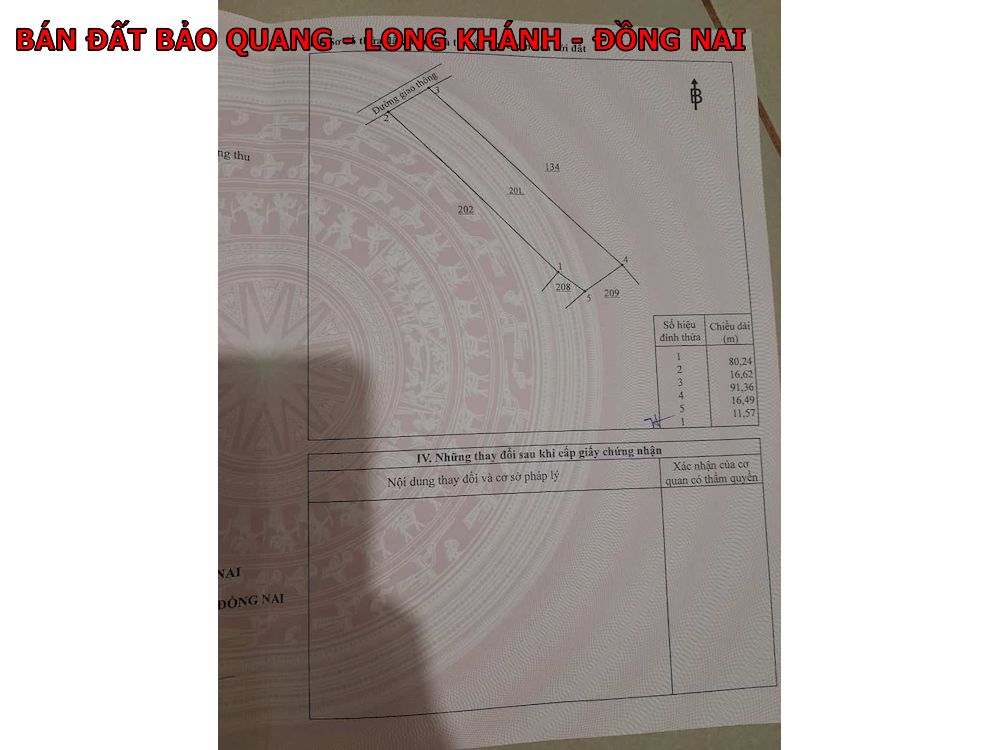 Bán đất Bảo Quang, Long Khánh, 1500m2 mà giá chỉ 1,35 tỷ
