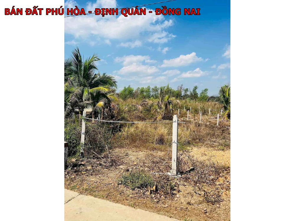 Bán gấp lô đất Phú Hòa – Định Quán, 1100m2 có sẵn 100m thổ cư, giá 700tr