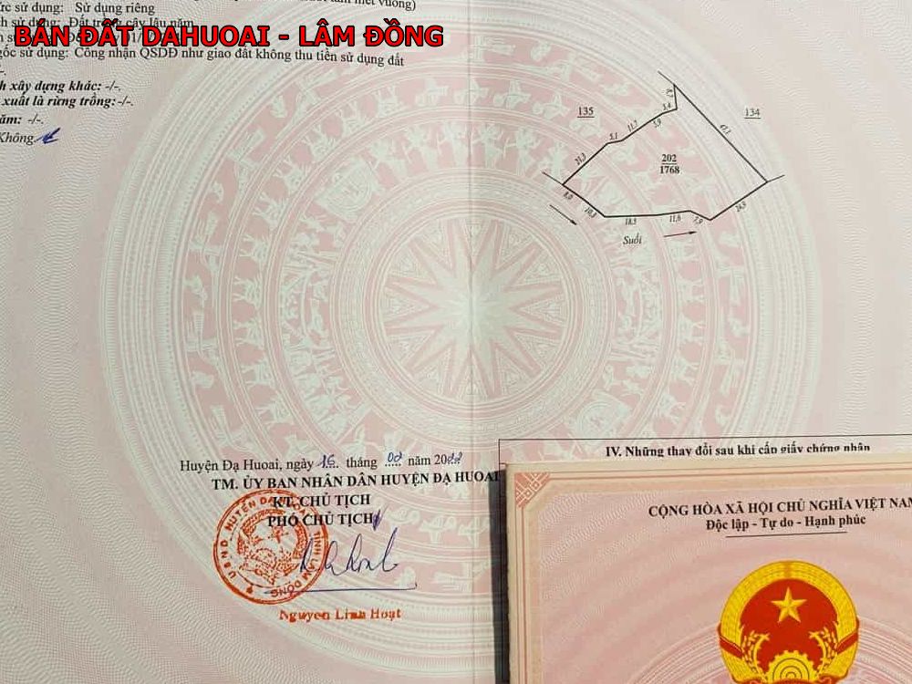 Bán đất view đồi siêu đẹp tại Đạ Huoai, Lâm Đồng