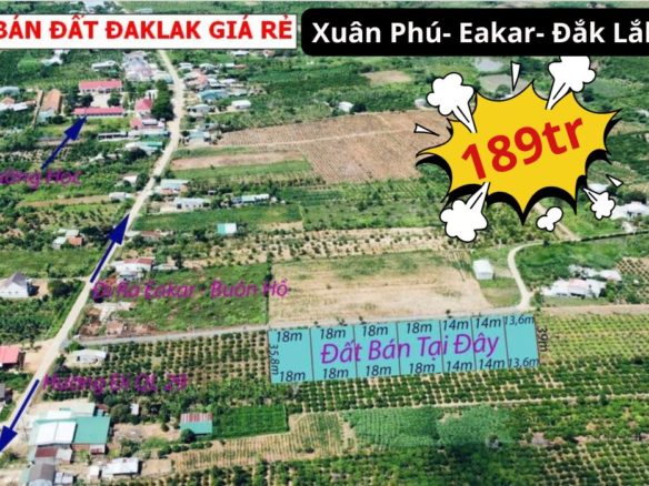 Bán đất Daklak – Eakar giá rẻ