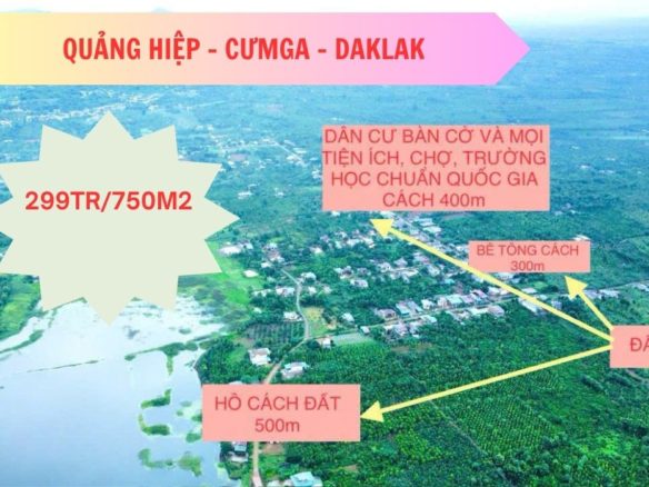 Quảng Hiệp – Cumga 750m2 có thổ cư giá chỉ 2xxtr