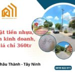 Đất mặt tiền Châu Thành - Tây Ninh chỉ 360tr