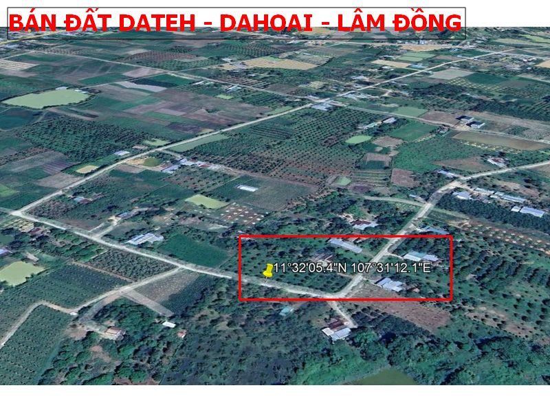 Bán đất Mỹ Đức – Dateh – Lâm Đồng sổ sẵn giá chỉ 270tr