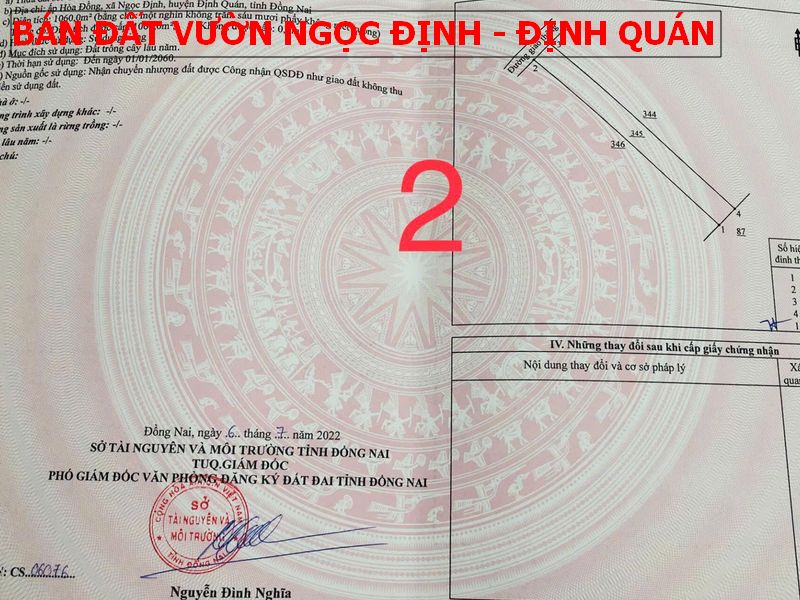 Bán đất vườn tại Ngọc Định – Định Quán, 9 sào đã tách 9 sổ, chỉ 5xxtr/ lô