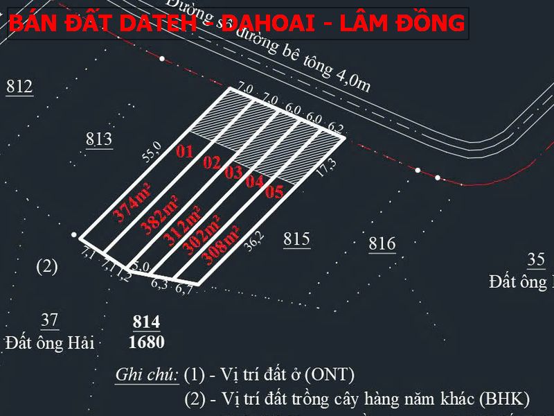 Bán đất Mỹ Đức – Dateh – Lâm Đồng sổ sẵn giá chỉ 270tr