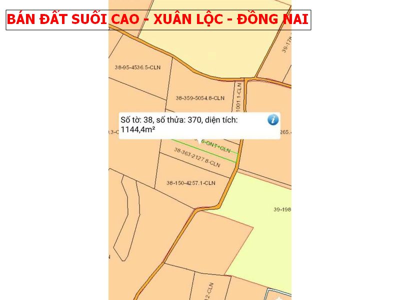 Bán đất vườn có thổ cư ngay Suối Cao, Xuân Lộc, Đồng Nai