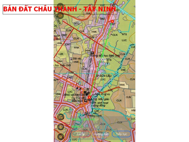 Bán đất Châu Thành – Tây Ninh, mặt tiền nhựa giá chỉ 250tr