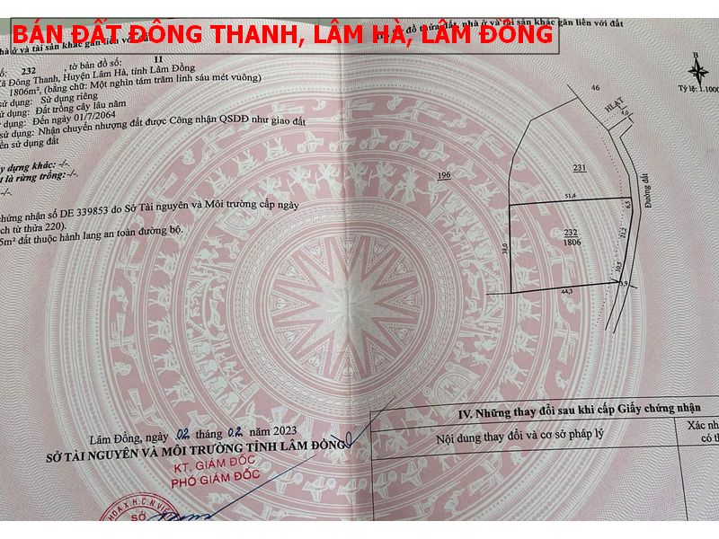 Bán đất nghỉ dưỡng tại Đông Thanh, Lâm Hà, Lâm Đồng