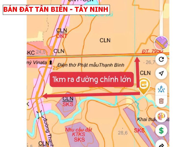 Đất vườn Tây Ninh giáp suối, giá chỉ 179tr