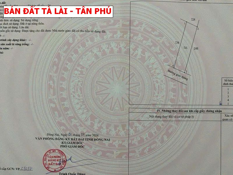 1 Lô đất ngộp tại Tân Phú – Đồng Nai, chỉ 2xxtr