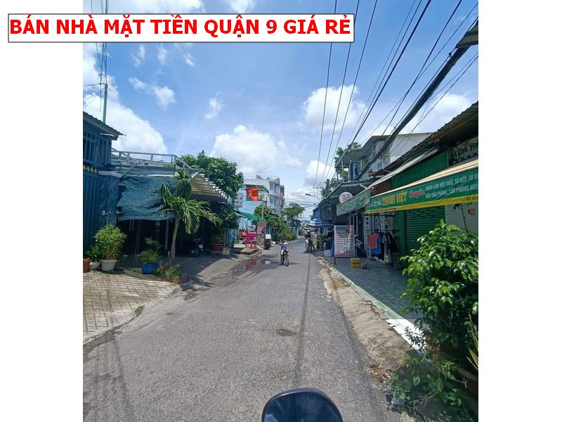 Bán nhà mặt tiền quận 9 giá 2,1 tỷ