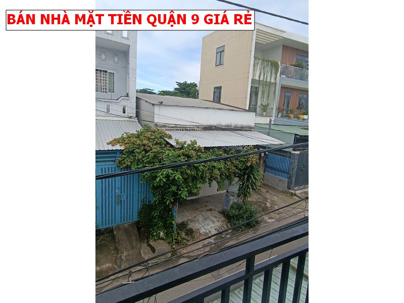 Bán nhà mặt tiền quận 9 giá 2,1 tỷ