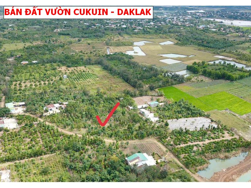 Bán đất vườn Cukuin – Daklak giá chỉ 259tr