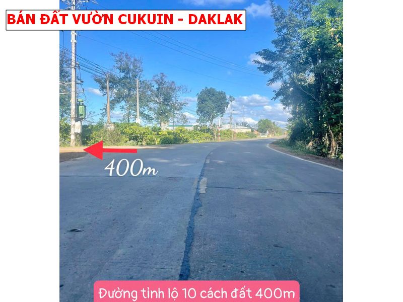 Bán đất vườn Cukuin – Daklak giá chỉ 259tr